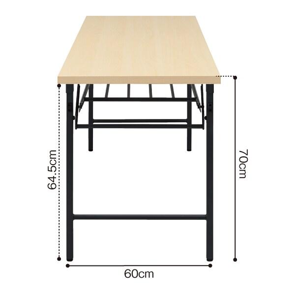 ニトリ（NITORI） 幅60cm 折りたたみテーブル(NT-18060 FD NA)ニトリ