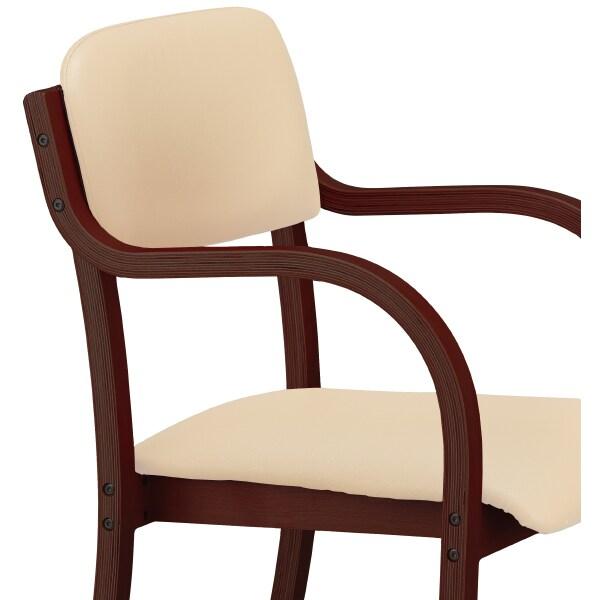 ニトリ（NITORI） 木製チェア(アネモネ DBR/IV) : ニトリ Yahoo!店