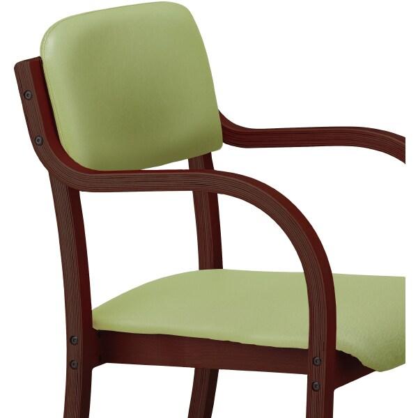 ニトリ（NITORI） 木製チェア(アネモネ DBR/GR) : ニトリ Yahoo!店