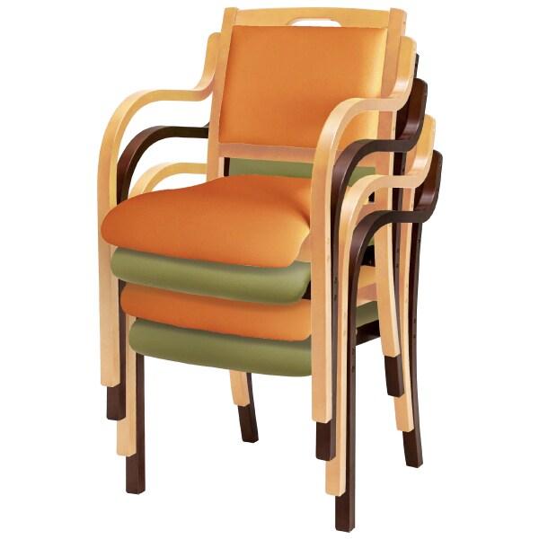 ニトリ 木製チェア  アームチェア　カトレア ニトリ（NITORI） 木製チェア(カトレア LBR/OR) : ニトリ Yahoo!店