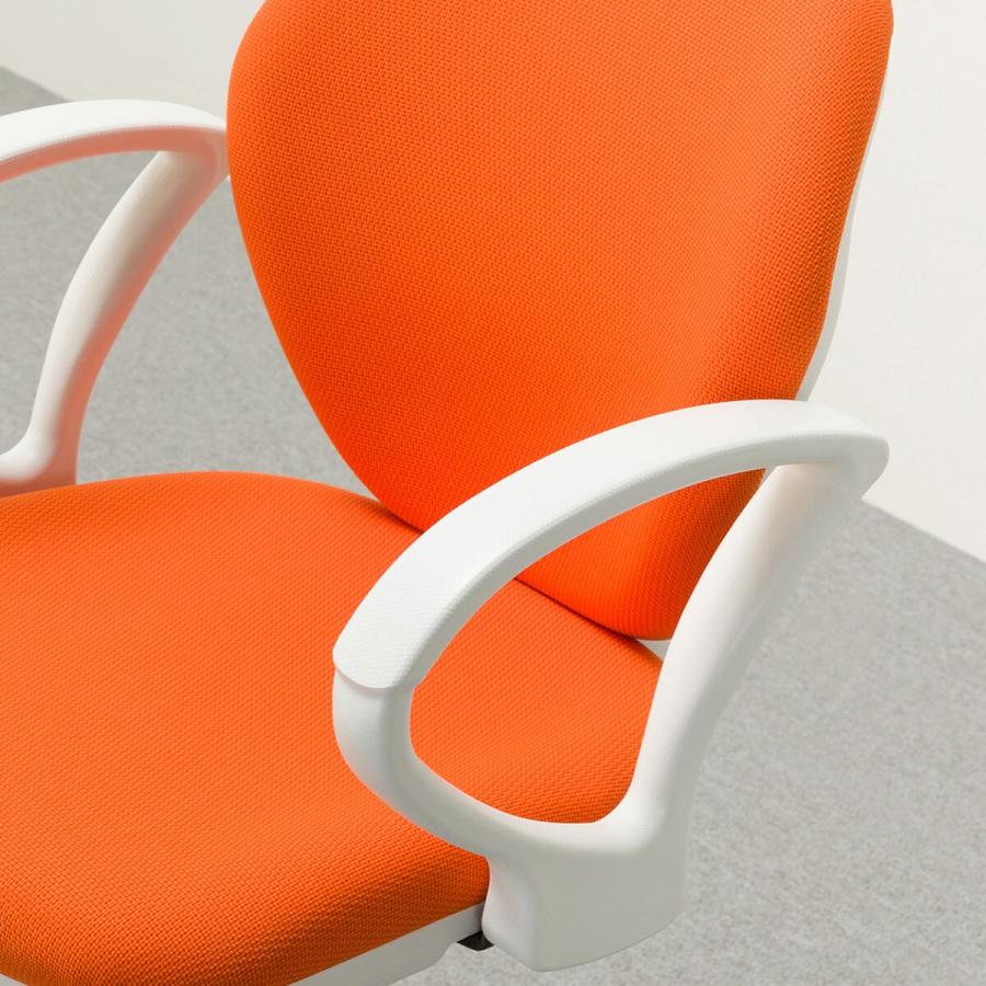 Vitra社 デザインチェア オレンジ【テレワークに最適です】 ウチダ オフィスチェア 5-362-280/5-362-180 【ヘッドレストなし