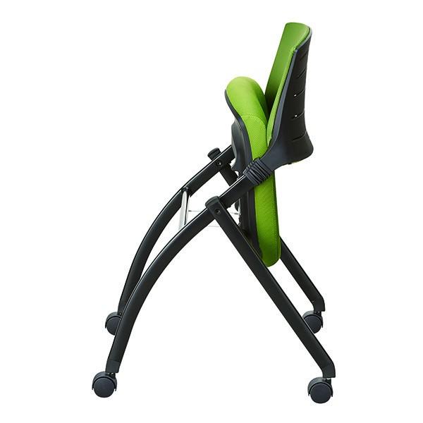 ミーティングチェア(H-6188F GR) ニトリ_4