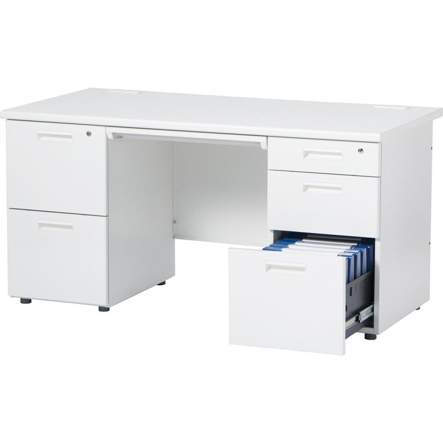 ニトリ 幅140cm 両袖机 デスク パソコンデスク オフィスデスク