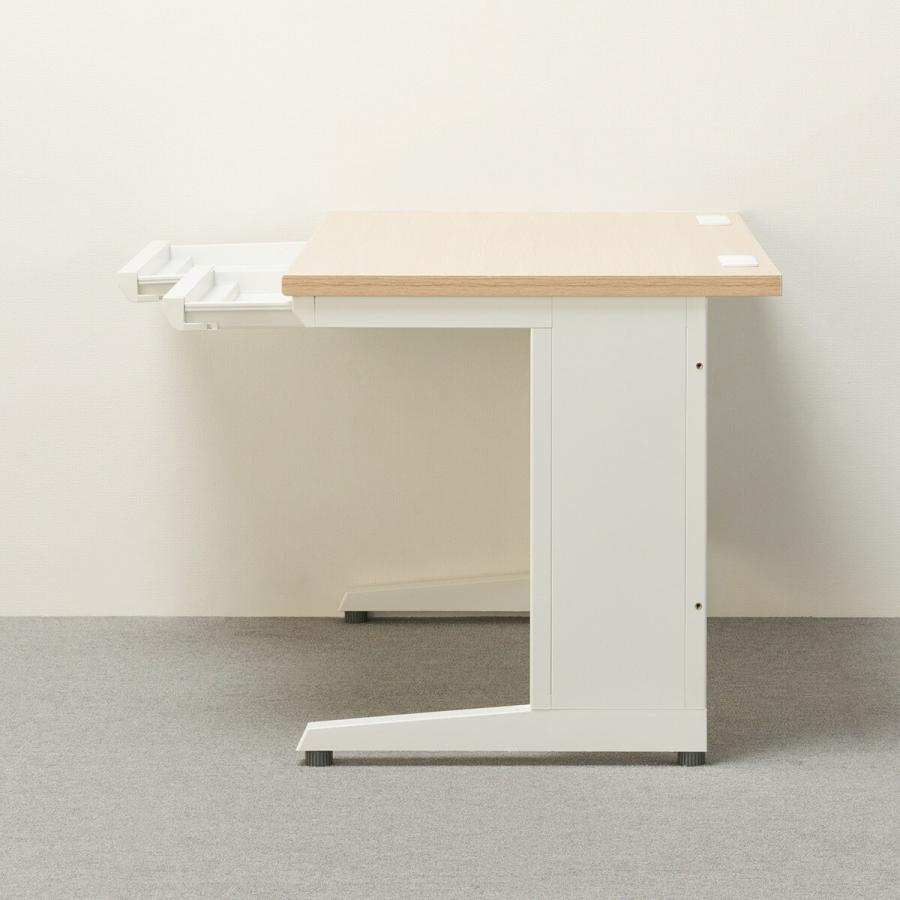ニトリ（NITORI） 平机(MDC107 OAK/WH) : ニトリ Yahoo!店 - 通販
