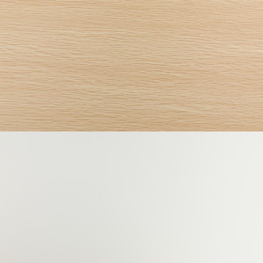 両袖机(MDA147 OAK/WH) ニトリの画像