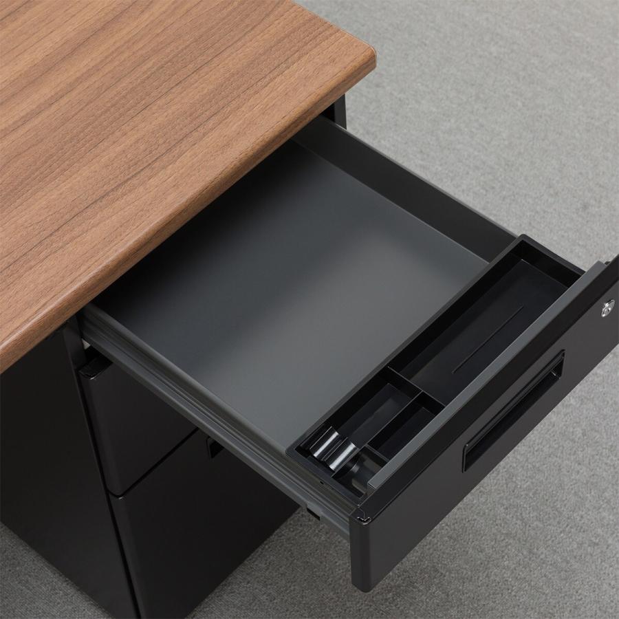ニトリ 幅120cm 片袖机(MDB127 WN/BK) パソコンデスク PCデスク ニトリ 幅120cm 片袖机(MDB127 WN/BK) パソコンデスク PCデスク