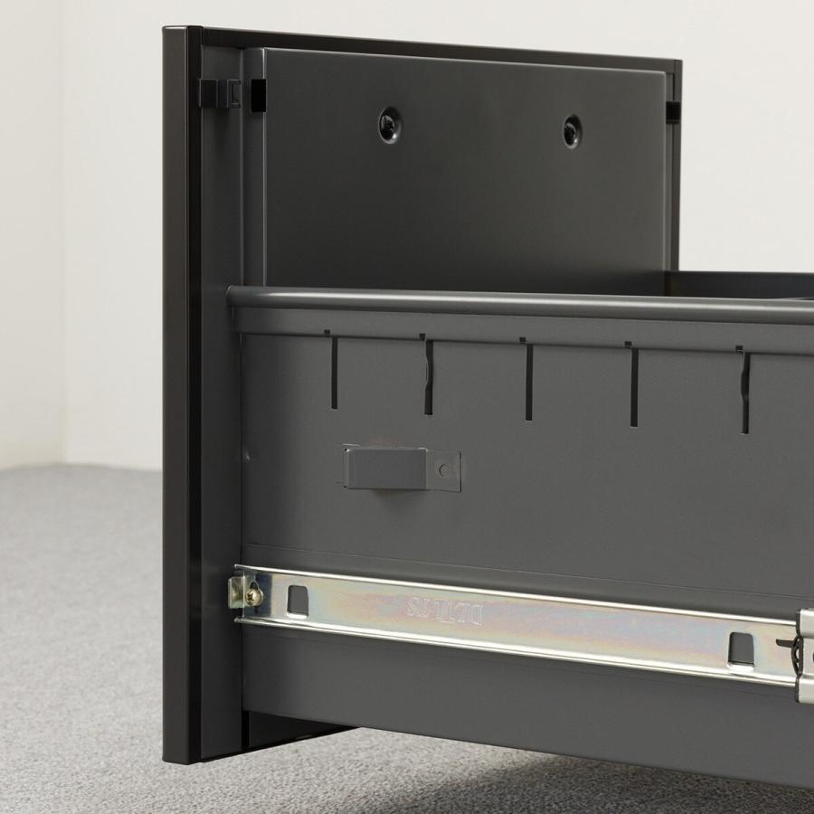 ニトリ 幅120cm 片袖机(MDB127 WN/BK) パソコンデスク PCデスク