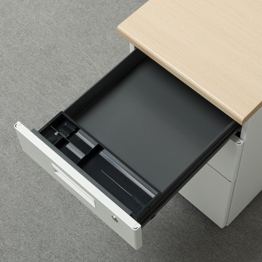 ニトリ（NITORI） 脇机(3段 GD-01 OAK/WH) : ニトリ Yahoo!店 - 通販