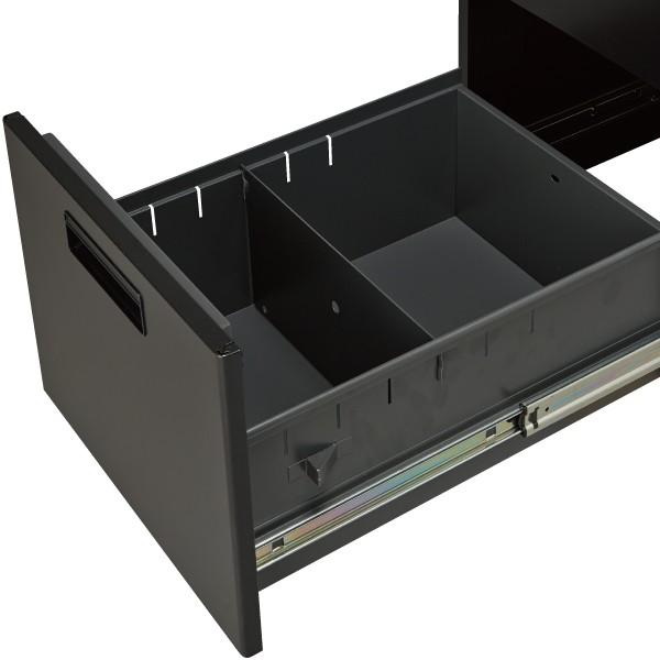 ニトリ（NITORI） 脇机(3段 GD-01 WN/BK) : ニトリ Yahoo!店 - 通販