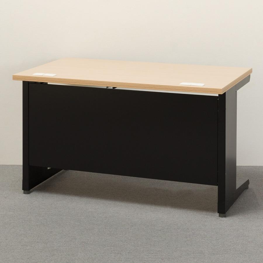 ニトリ（NITORI） 平机(MDC127 OAK/BK) : ニトリ Yahoo!店 - 通販
