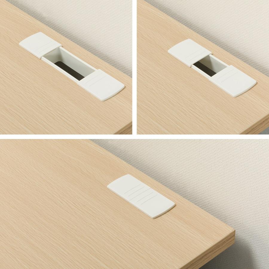 ニトリ（NITORI） 片袖机(MDB127 OAK/BK) : ニトリ Yahoo!店 - 通販