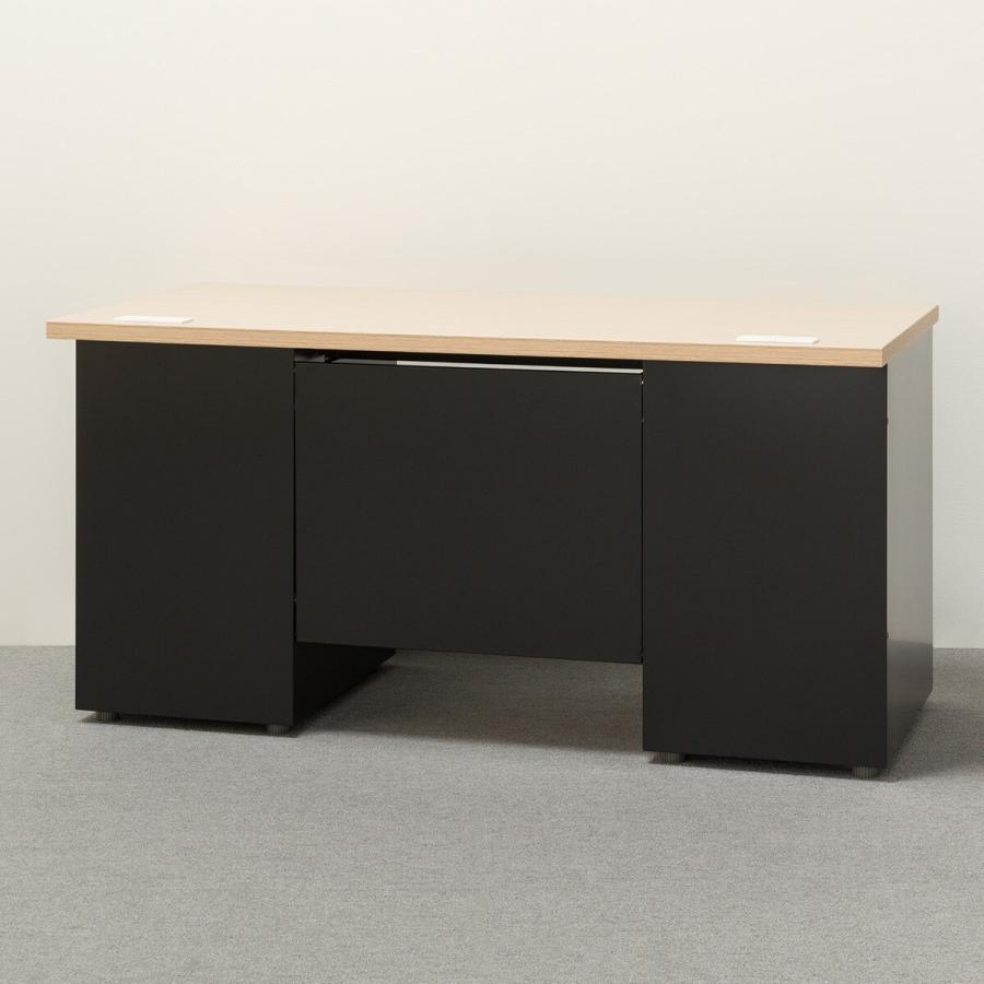 ニトリ（NITORI） 両袖机(MDA147 OAK/BK) : ニトリ Yahoo!店 - 通販