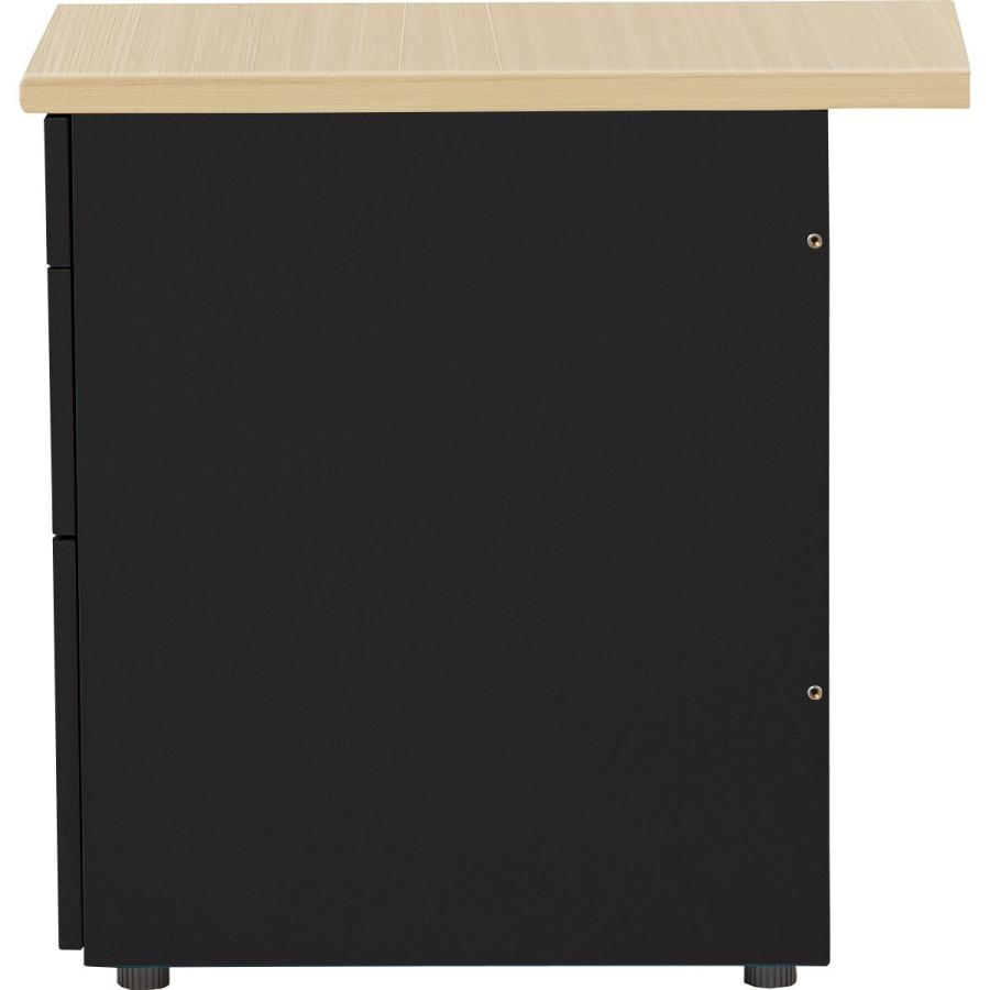 ニトリ（NITORI） 脇机(3段 GD-01 OAK/BK) : ニトリ Yahoo!店 - 通販