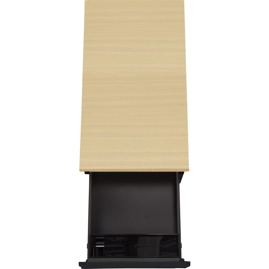 ニトリ（NITORI） 脇机(3段 GD-01 OAK/BK) : ニトリ Yahoo!店 - 通販