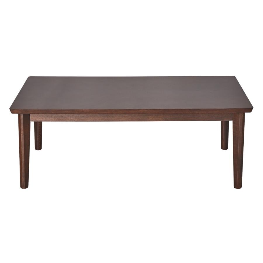 ニトリ 幅48cm 木製センターテーブル(アロウ1200 DBR)ニトリ