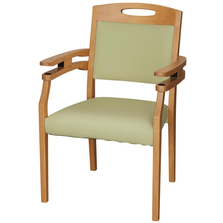 ニトリ（NITORI） 木製チェア(ケイプ2DA M ダブルアーム LBR/GR)ニトリ