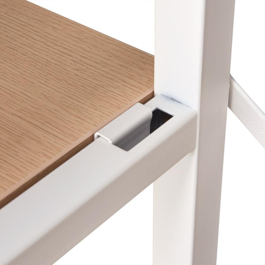 ニトリ（NITORI） シェルフ(3段 NT-1200 WH/OAK) : ニトリ Yahoo!店