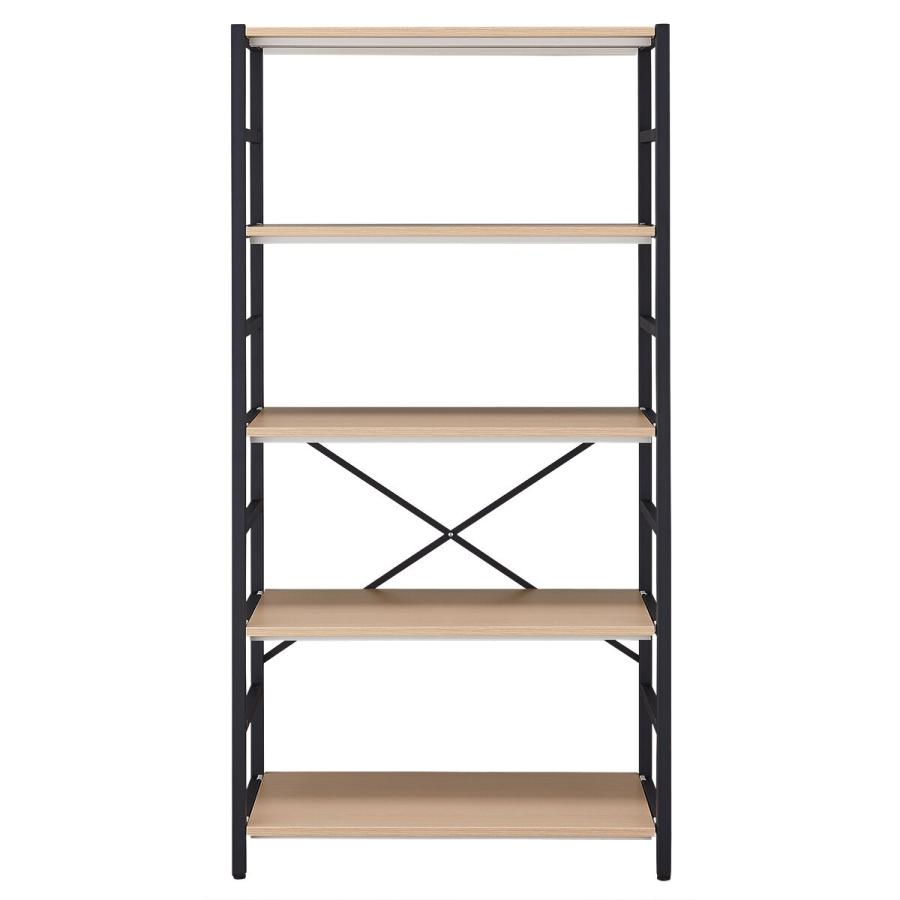 ニトリ（NITORI） シェルフ(4ダンシェルフ NT-1565 BK/OAK)ニトリ