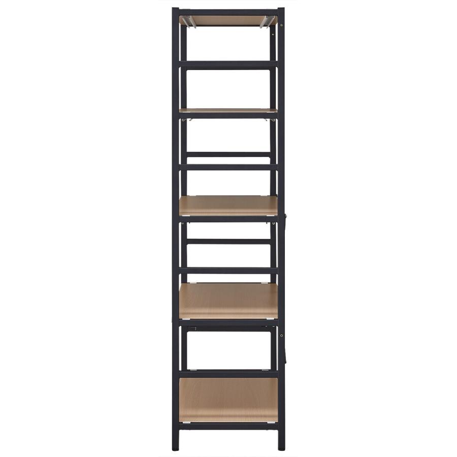 ニトリ（NITORI） シェルフ(4ダンシェルフ NT-1565 BK/OAK)ニトリ