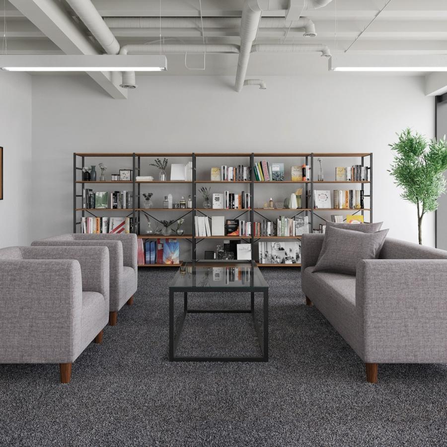 ニトリ（NITORI） シェルフ(4ダンシェルフ NT-1565 BK/OAK)ニトリ