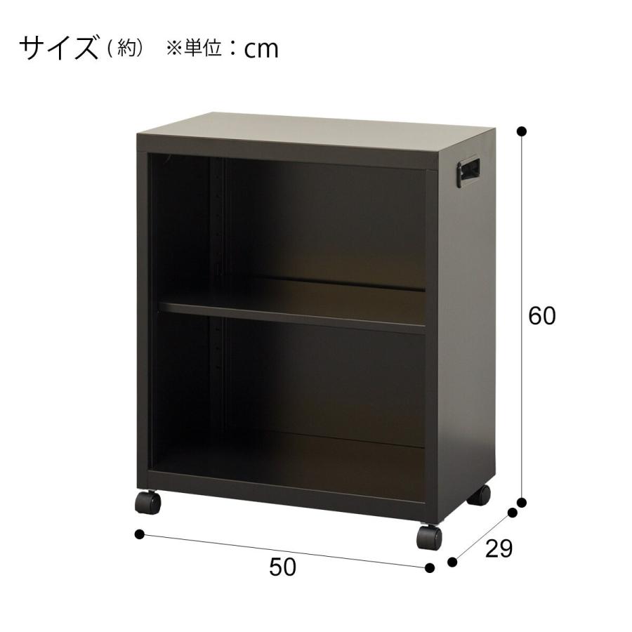 デスクワゴン(TSDT オープン 500 BK) ニトリ_13