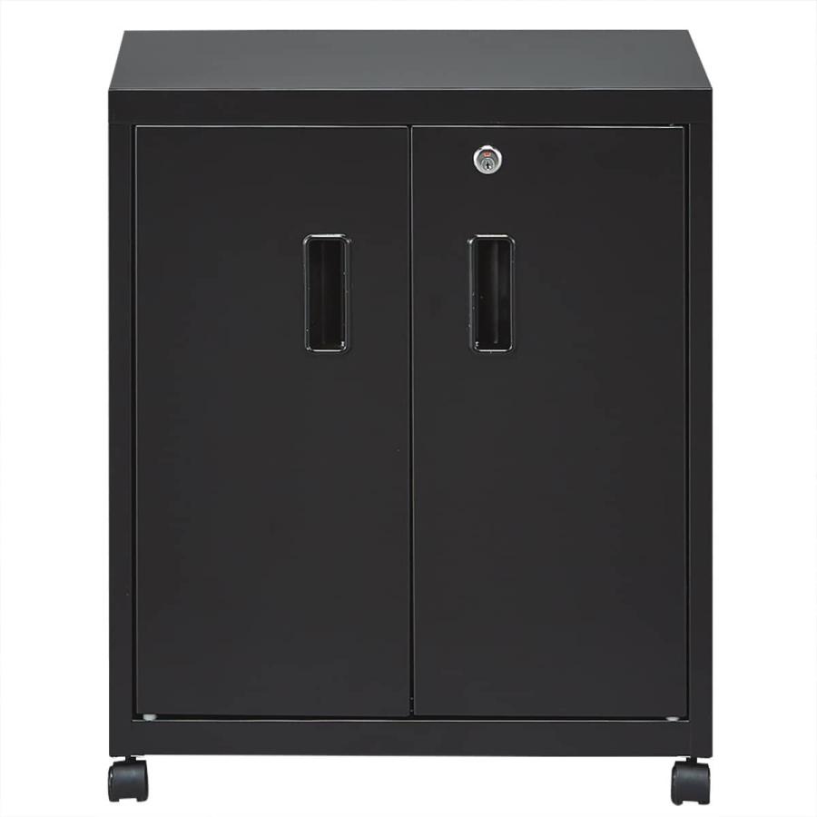 ニトリ（NITORI） デスクワゴン(TSDT 扉 500 BK) : ニトリ Yahoo!店