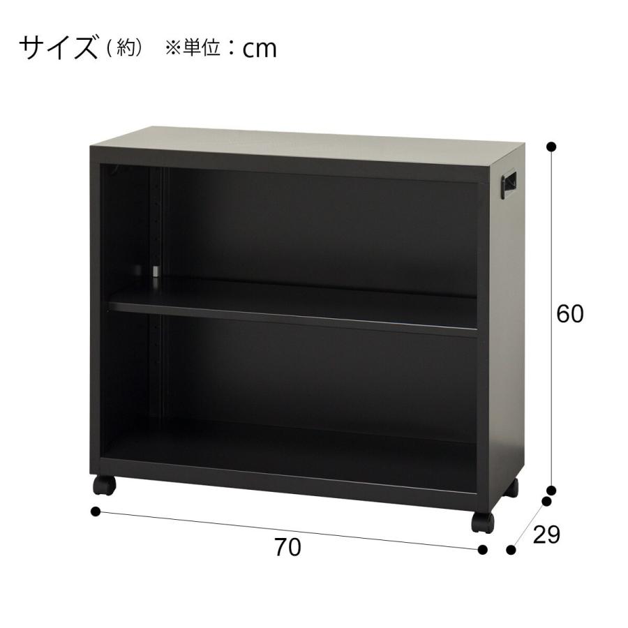 ニトリ（NITORI） デスクワゴン(TSDT オープン 700 BK) : ニトリ Yahoo