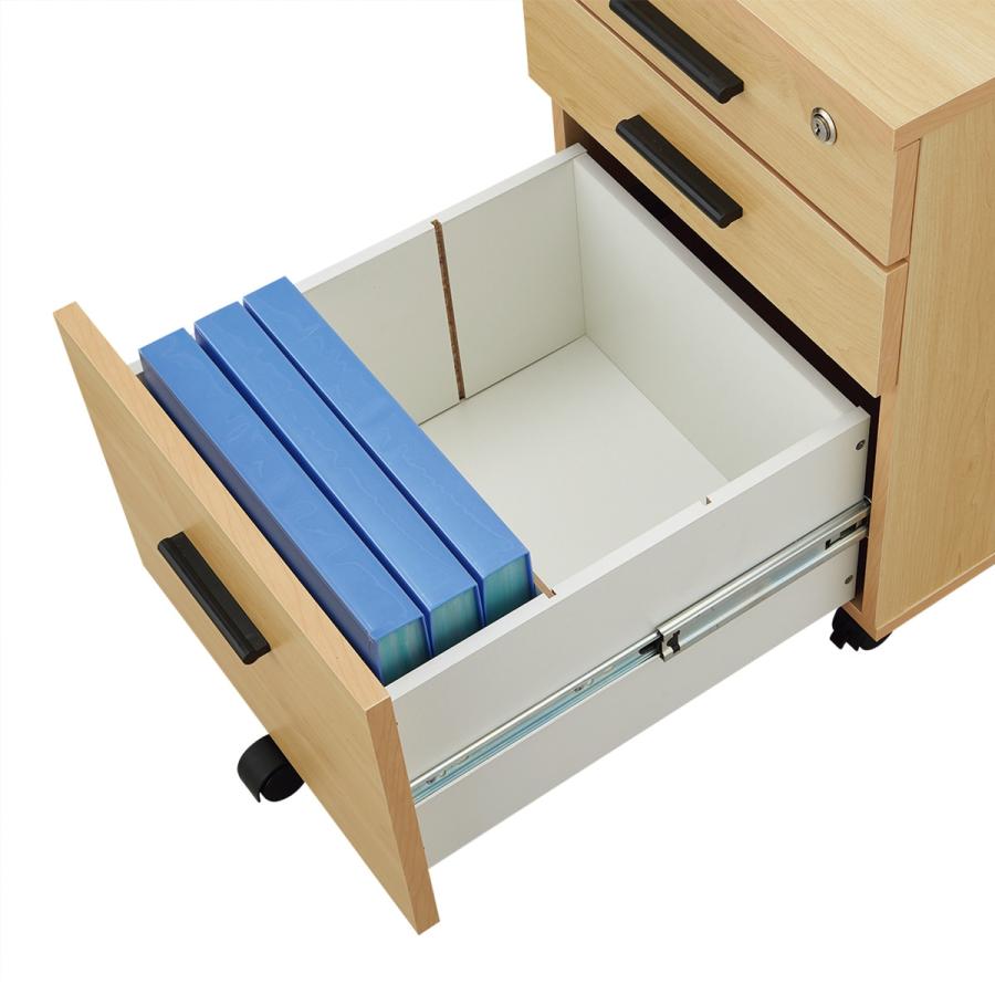 yurip★送料無料★木製4段引き出し③ ニトリ（NITORI） 木製ワゴン(ブリザ2 NA) : ニトリ Yahoo!店 - 通販