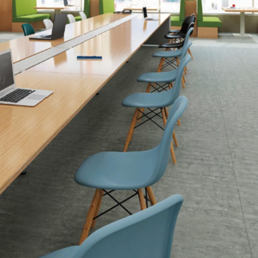 ニトリ（NITORI） シェルチェア(K-1195W-3 SBL) ダイニングチェア