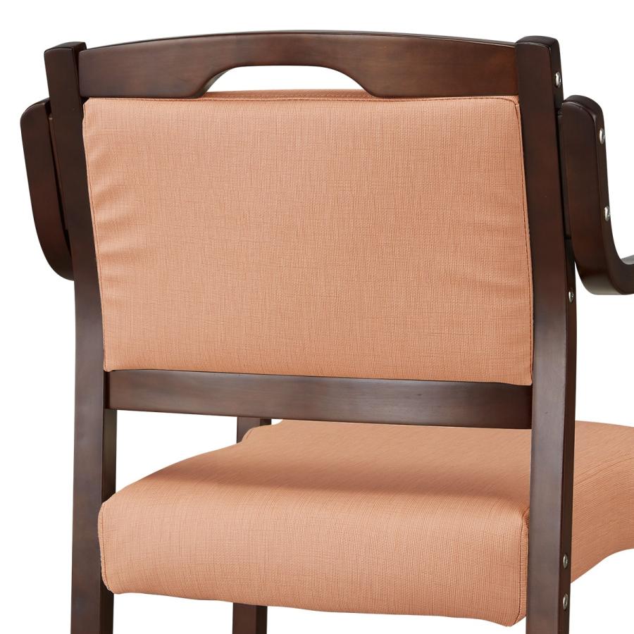 NITORI ニトリ 肘付きダイニングチェア ログ ブラウン 木製 椅子 イス NITORI ニトリ 肘付きダイニングチェア ログ ブラウン 木製 椅子