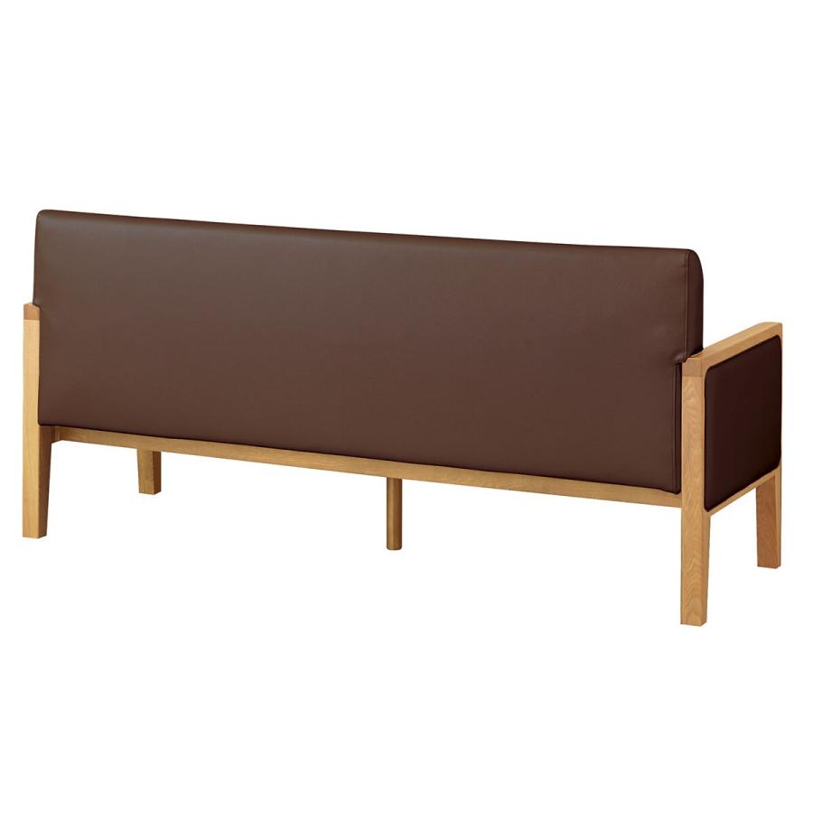 ニトリ（NITORI） 3人用ロビーソファ(WD-02 LBR/DBR)ニトリ : ニトリ