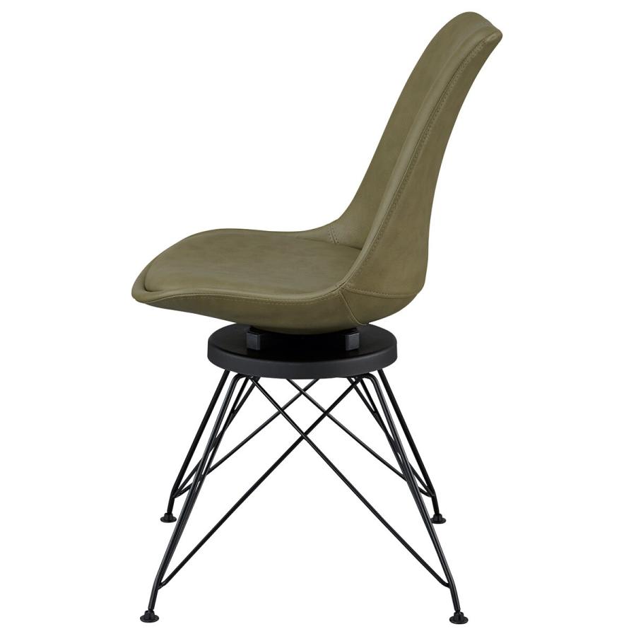 ニトリ（NITORI） シェル型チェア(H-1190-63L 回転式 GR) : ニトリ