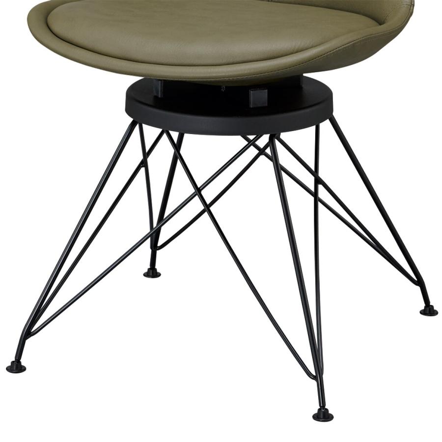 ニトリ（NITORI） シェル型チェア(H-1190-63L 回転式 GR) : ニトリ