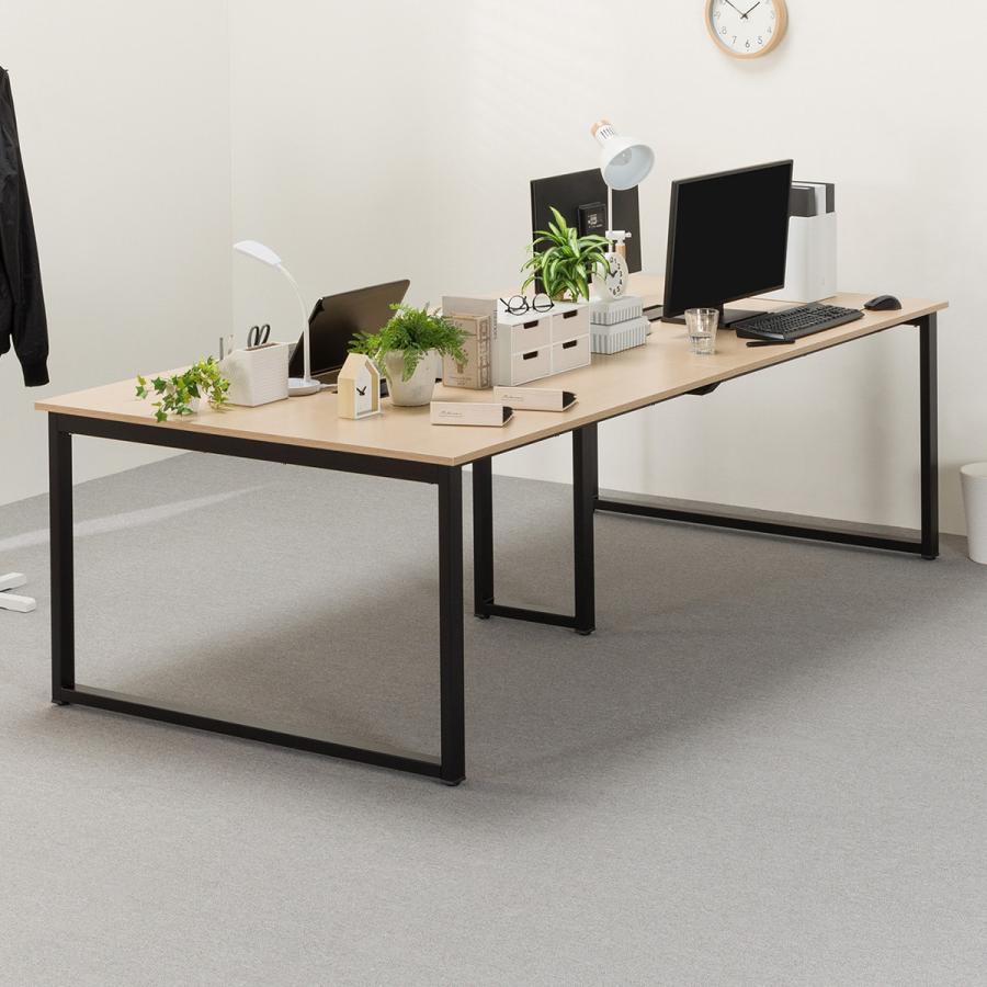 フリーアドレスデスク テーブル Nt 2400 Bk Oak ニトリ 配送員設置 3年保証 ニトリ Yahoo 店 通販 Yahoo ショッピング