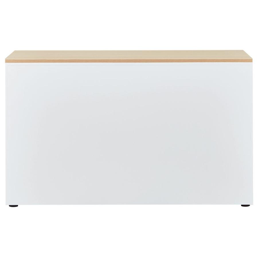 スチール書庫(オープンタイプ NT4O OAK/WH) ニトリ