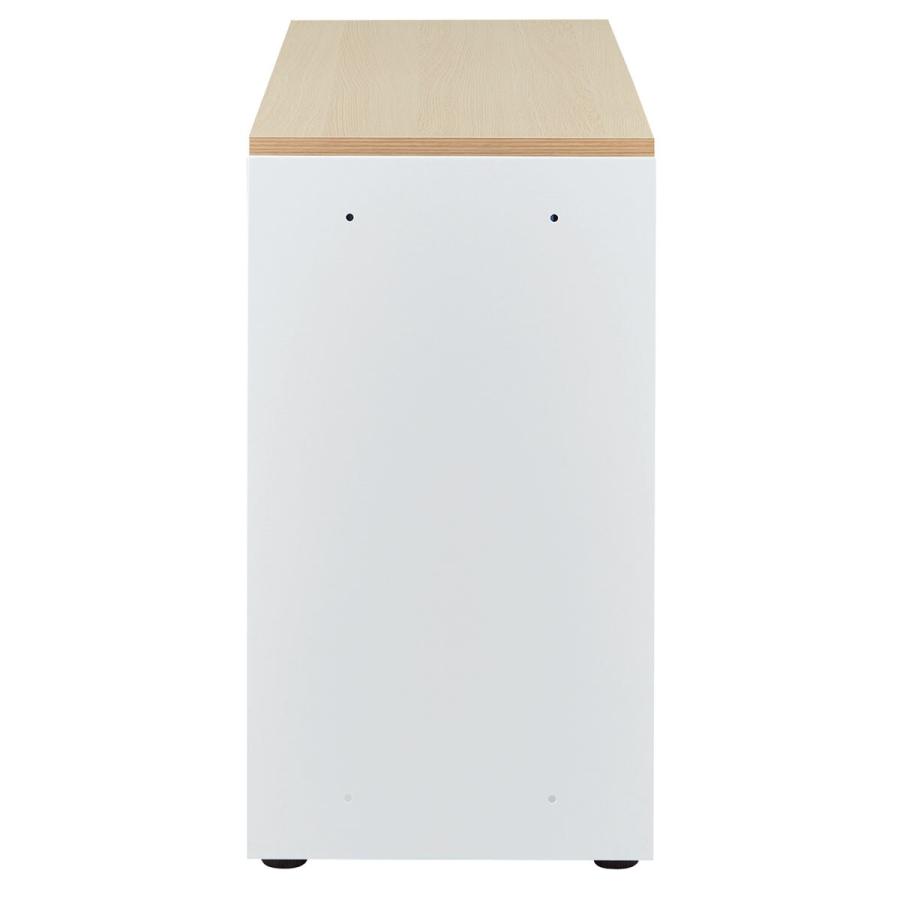 ニトリ　キャビネット ニトリ（NITORI） スチール書庫(ロッカータイプ NT6D OAK/WH