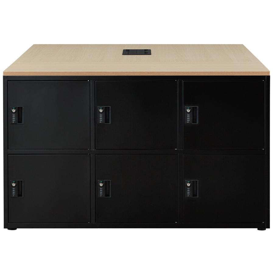 ニトリ（NITORI） スチールロッカー(NT6D OAK/BK) : ニトリ Yahoo!店