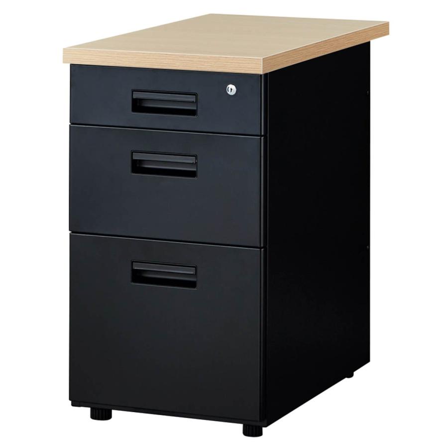 ニトリ 脇机(3段 YJD-3 OAK/BK) : ニトリ Yahoo!店 - 通販 ニトリ 脇机(3段 YJD-3 OAK/BK) : ニトリ Yahoo!店 - 通販