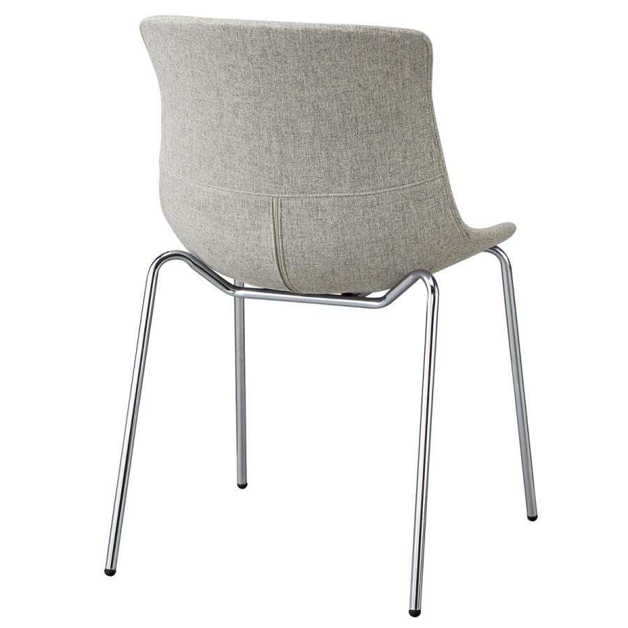 ニトリ（NITORI） シェル型チェア(7-08AR LGY)椅子 : ニトリ Yahoo!店