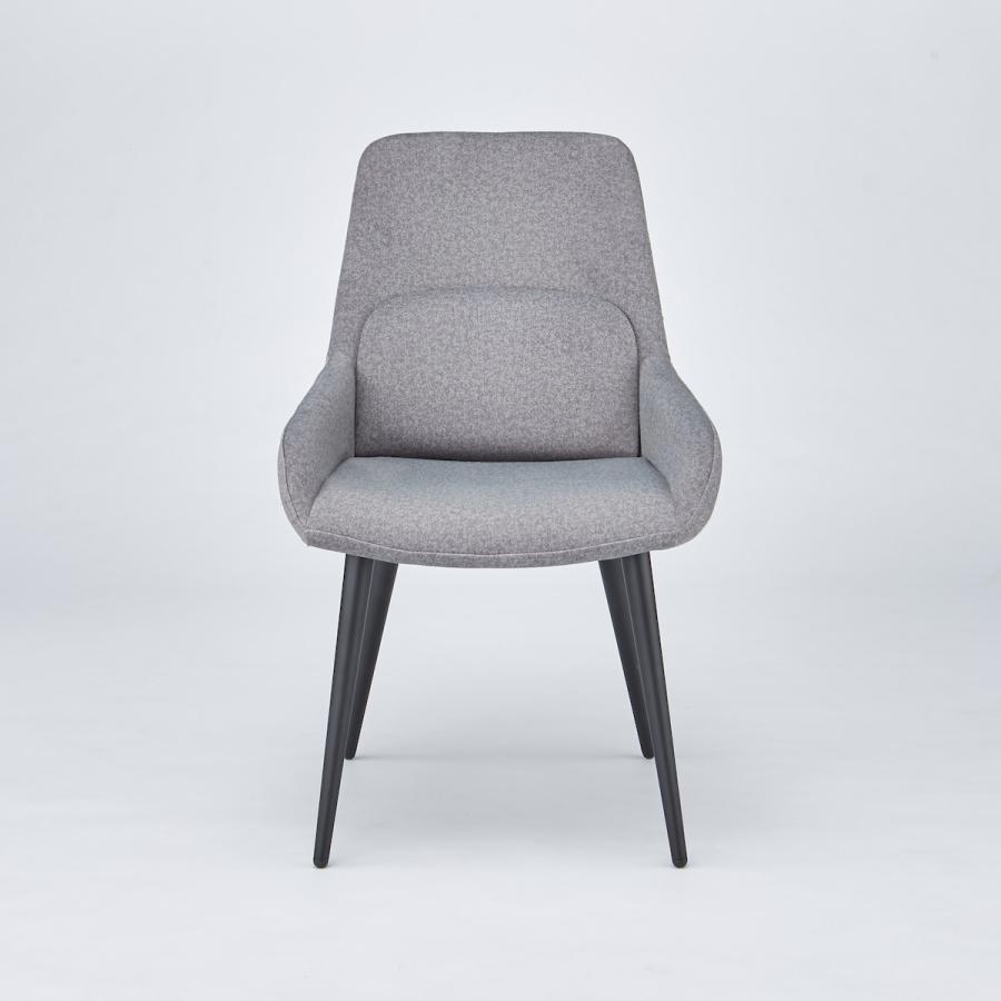 ニトリ（NITORI） 肘付きダイニングチェア ASM001DC GY(Living in