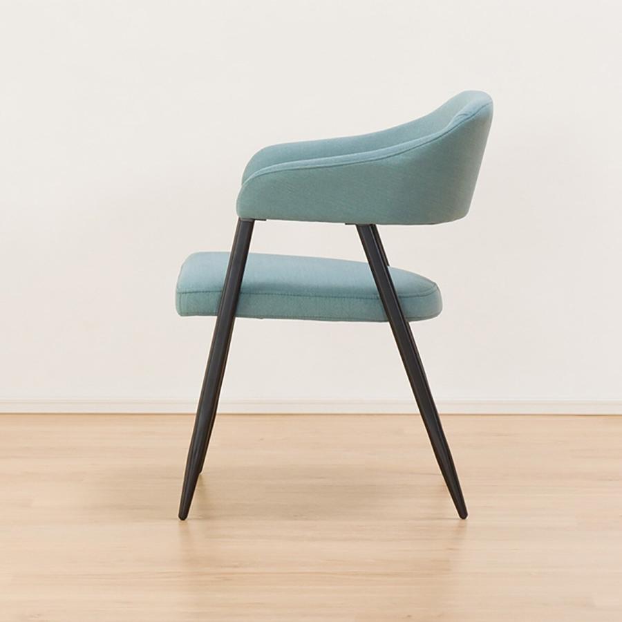 肘付きダイニングチェア(イジー BL) 食卓椅子 ニトリ :4000411:ニトリ