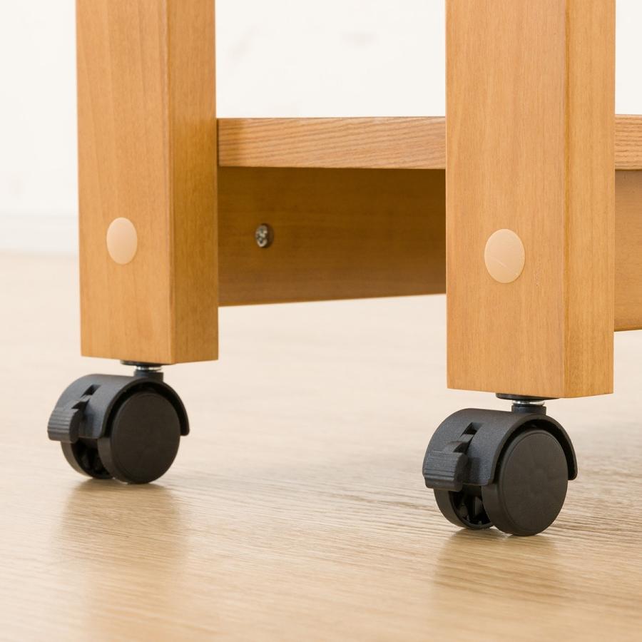 ✨土日セール✨ニトリ　木製キッチンワゴン キャスター付き ✨土日セール✨ニトリ 木製キッチンワゴン キャスター付き