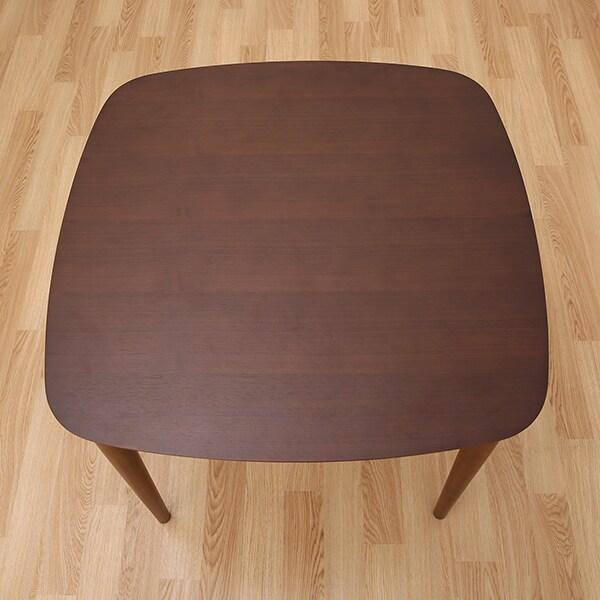 ニトリ（NITORI） 幅80cm 食卓テーブル(ライジング 80 MBR) 2人用