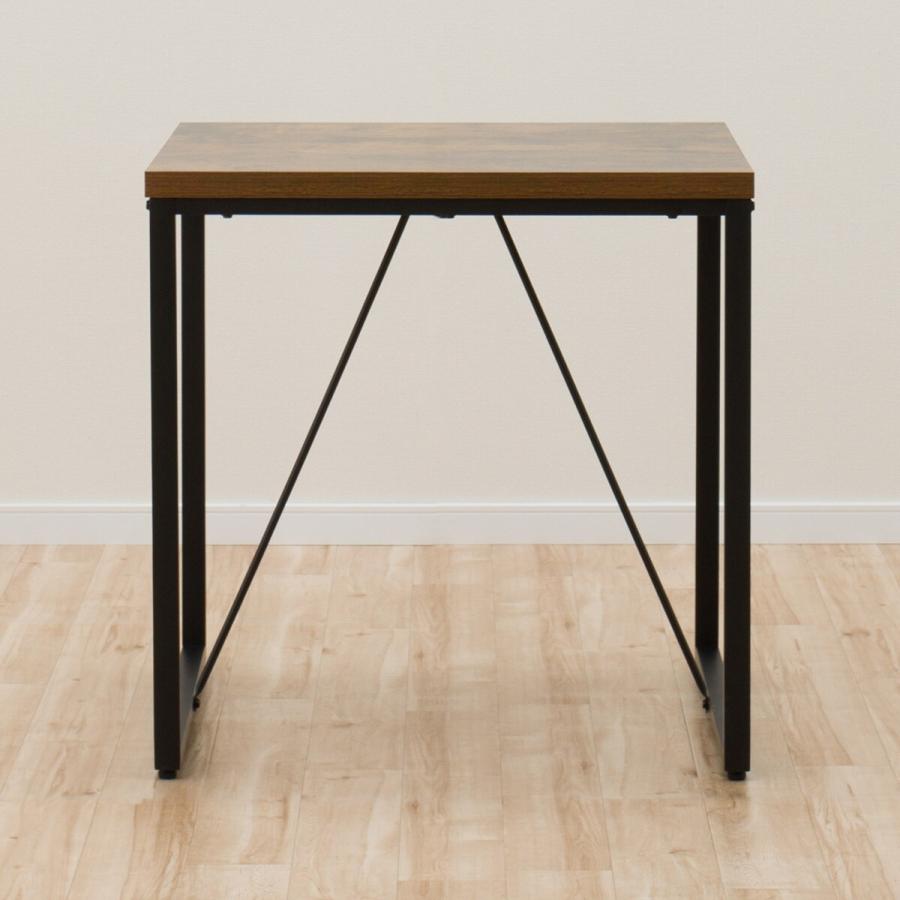 ニトリ 幅70cm ダイニングテーブル(ステイン70 MBR) 2人用 ニトリ 幅70cm ダイニングテーブル(ステイン70 MBR) 2人用