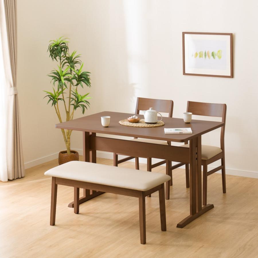 ニトリ（NITORI） ダイニングテーブル4点セット(TLEG SI01G 120/SI01A