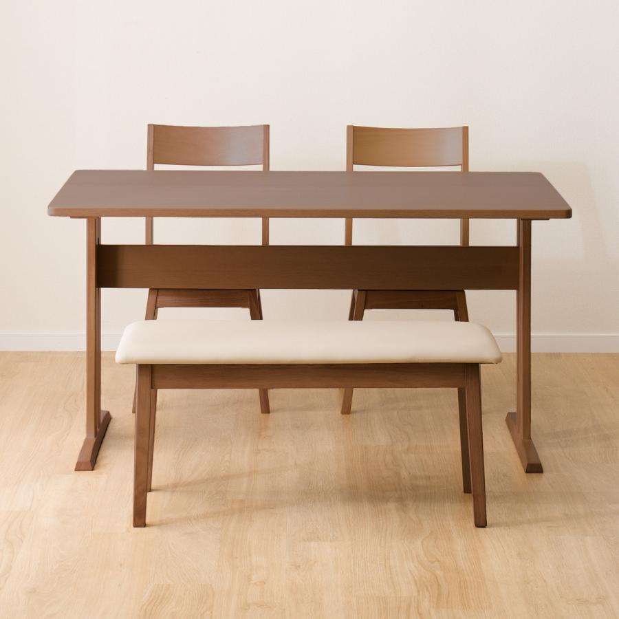 ニトリ ダイニングテーブル4点セット(TLEG SI01G 135/回転式