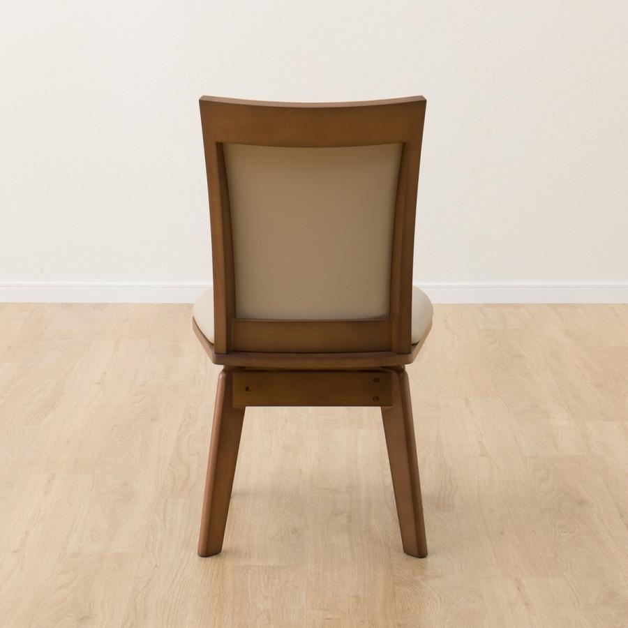 ニトリ（NITORI） ダイニングチェア(回転LG-010 MBR) 食卓椅子