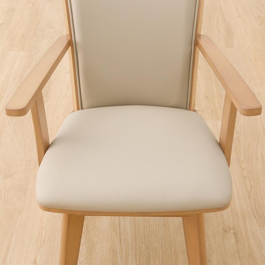 土日セール！ダイニングチェア回転LG-010 LBR食卓椅子 ニトリ回転式 ニトリ（NITORI） ダイニングチェア(回転肘付きLG-010 LBR) 食卓椅子