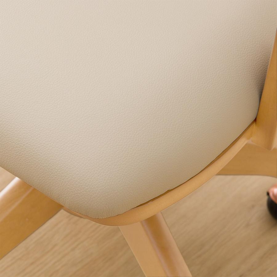 ニトリ（NITORI） ダイニングチェア(昇降肘付き回転LG-010 LBR) 食卓