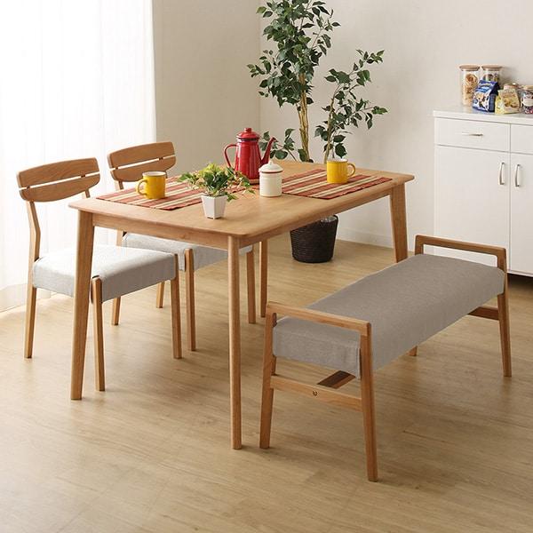 全国宅配無料 ダイニングテーブルセット アルナス Dt Lbr180 Dc Lbr Lgy ベンチlbr Lgy ニトリ 配送員設置 5年保証 第1位獲得 Www Cepici Gouv Ci